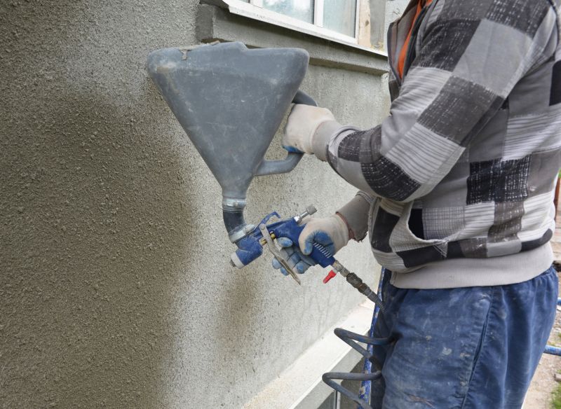 Stucco Application in Spring